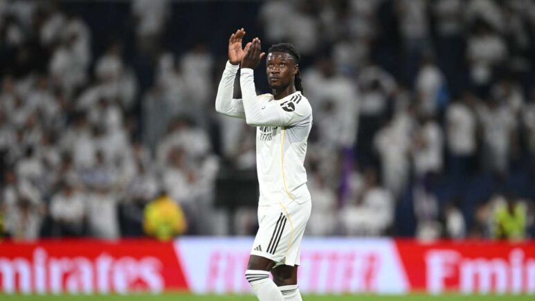 بالفيديو.. كيف رد كامافينجا على صافرات جماهير ريال مدريد؟